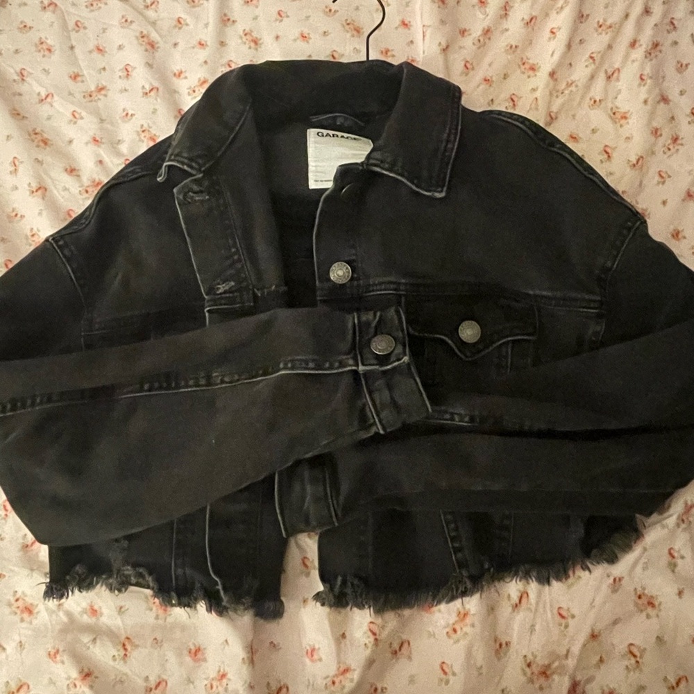Oversized denim jacket